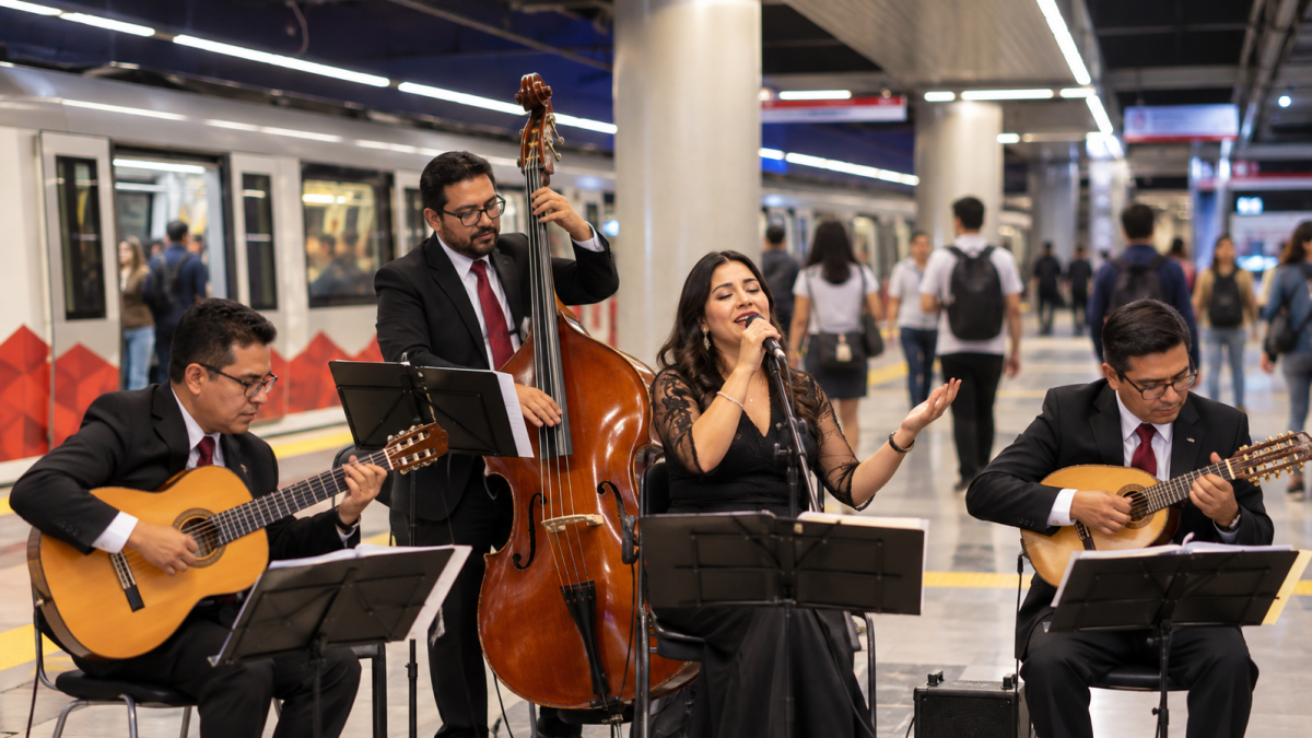 Referencial. La música ecuatoriana llegará al Metro de Quito con presentaciones de pasillos en Quitumbe, San Francisco y Labrador durante esta jornada cultural.