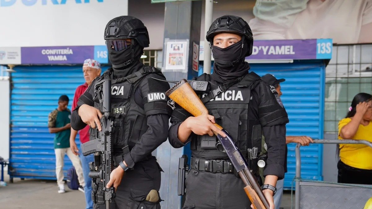 Terminal Terrestre de Durán está bajo control de la ATD y la Policía Nacional desde el 28 de septiembre.