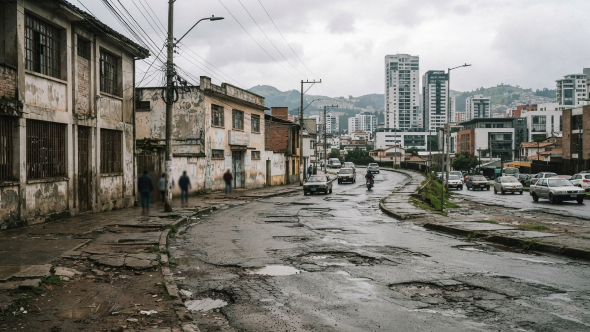 Referencial. Los problemas de infraestructura y servicios públicos se repiten en Ecuador pese al paso de los años.