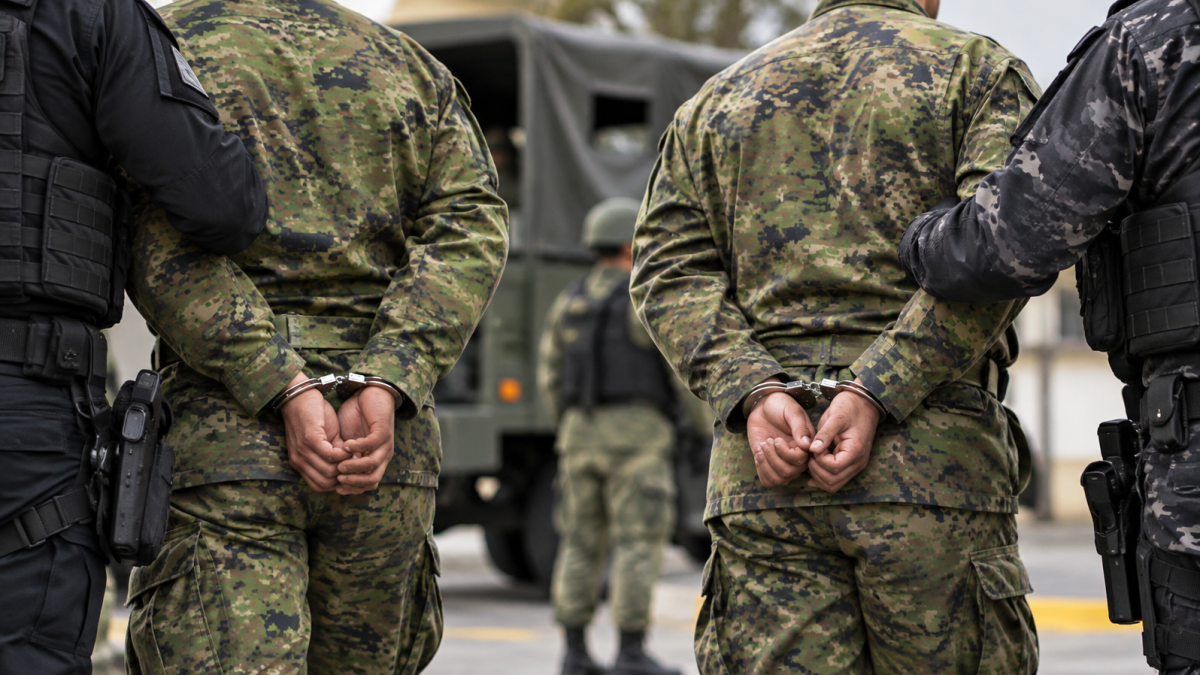 Referencial. El Ejército Ecuatoriano confirmó la aprehensión de dos militares activos por presunta extorsión .