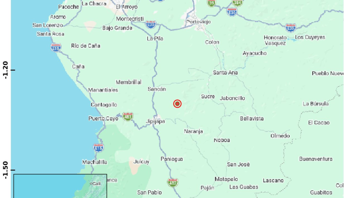Temblor se sintió este 3 de octubre en Ecuador.