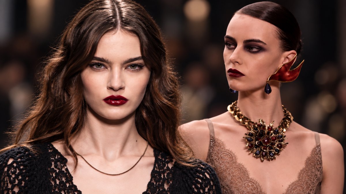 Las pasarelas de YSL y Dolce & Gabbana impusieron este tono en el makeup.