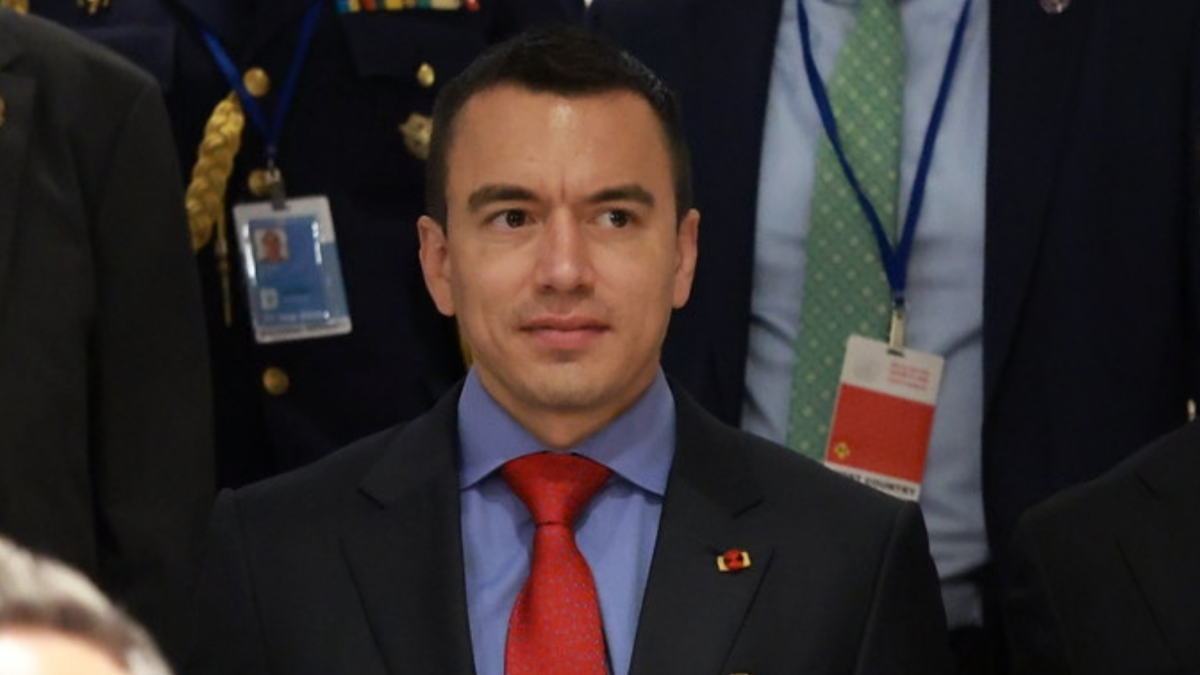 Daniel Noboa, presidente de Ecuador.