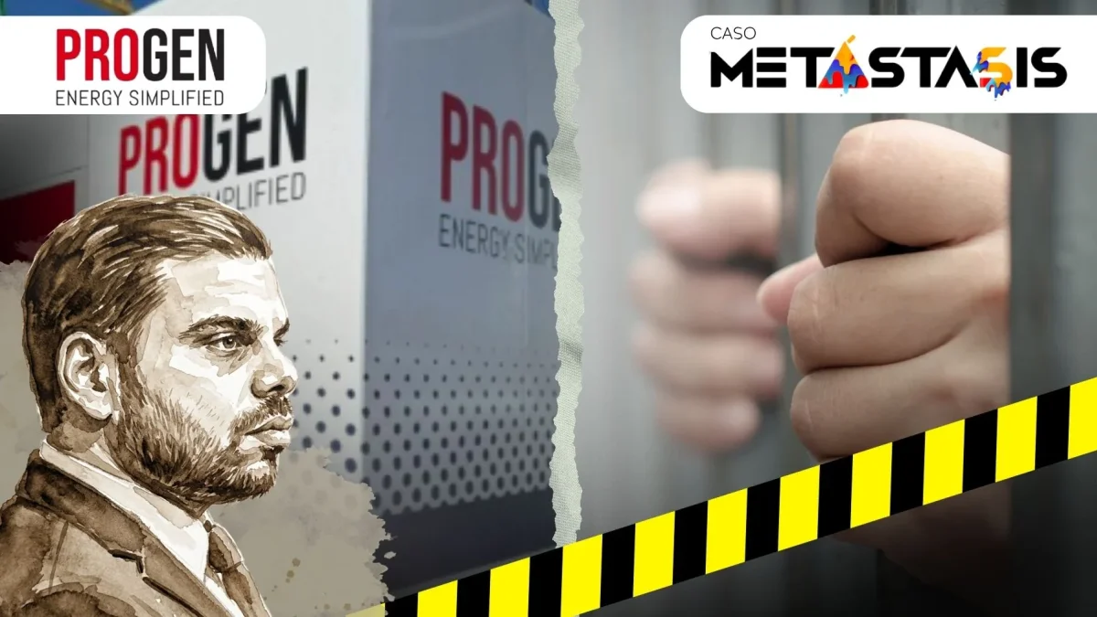 Eduardo Mauricio Lascano Holmes, identificado por Mayra Salazar como alias Barbón Chiquito en el caso Metástasis, actualmente integra el equipo jurídico de Celec en el caso Progen.