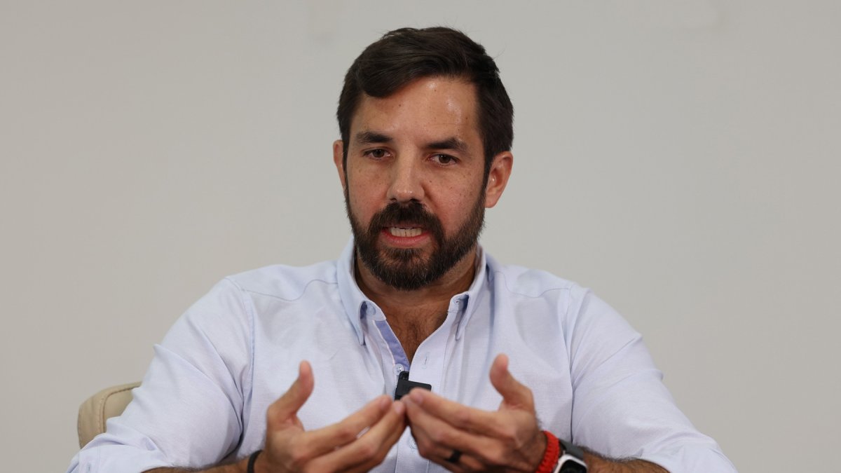 Antonio García, precandidato a la Alcaldía de Guayaquil por el Partido Sociedad Patriótica.