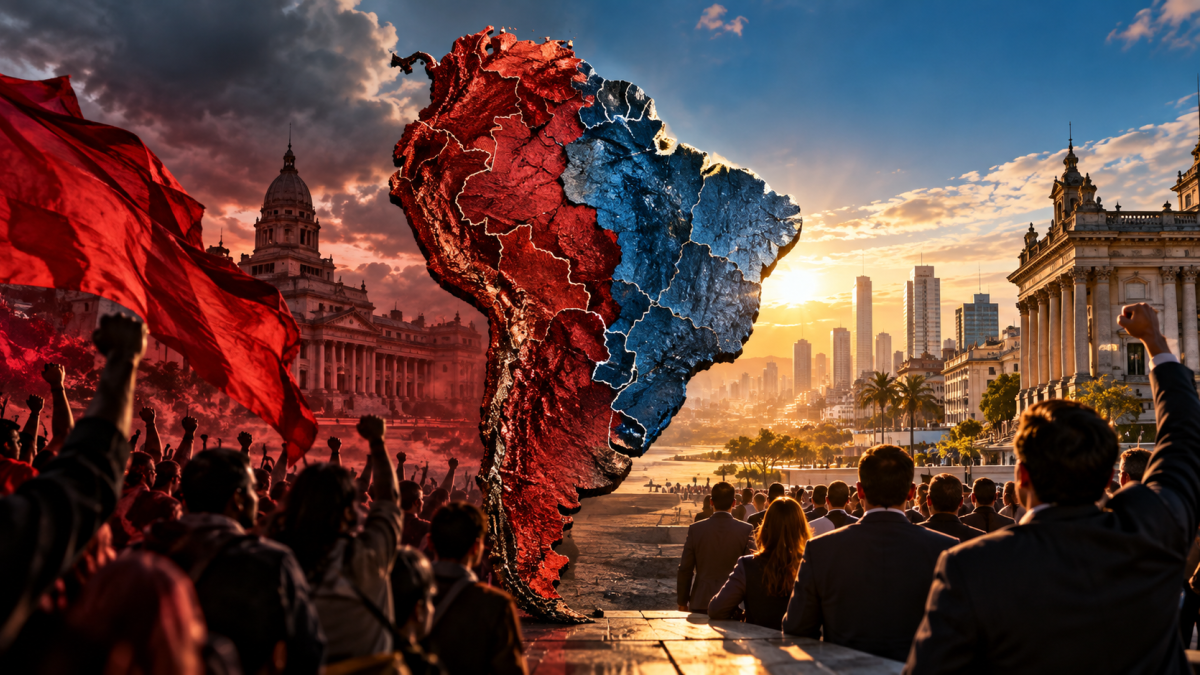 El mapa político de Sudamérica atraviesa un giro, con nuevos gobiernos y fuerzas de derecha ganando espacio en distintos países de la región.