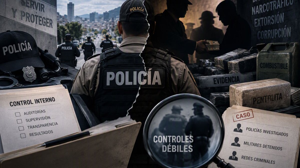 Policías y militares fueron detenidos en 2026 por casos de combustibles, drogas y corrupción.
