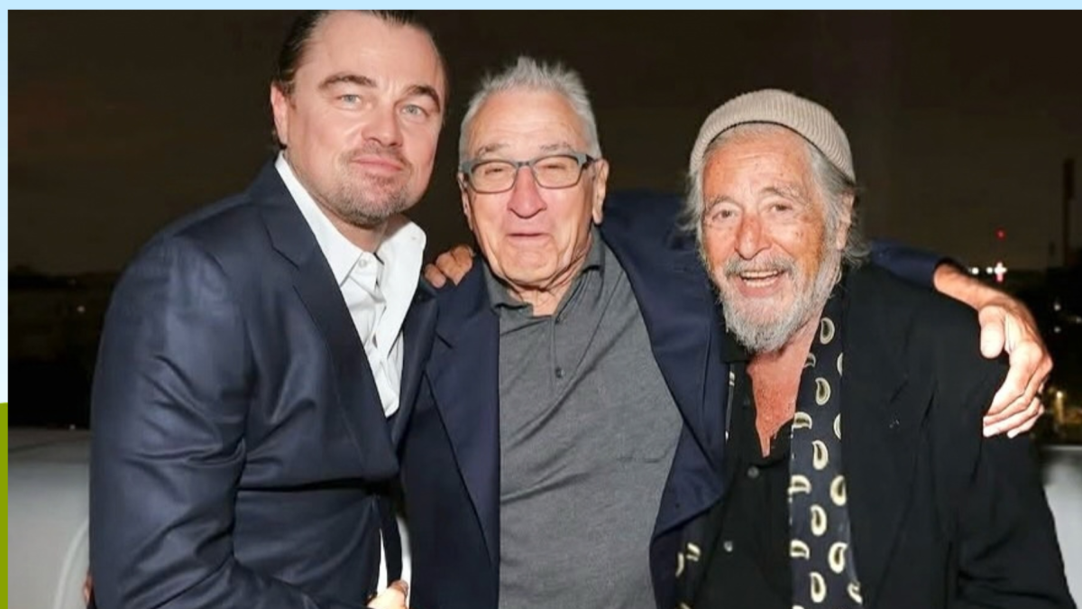 Robert De Niro junto a Leonardo DiCaprio y Al Pacino.