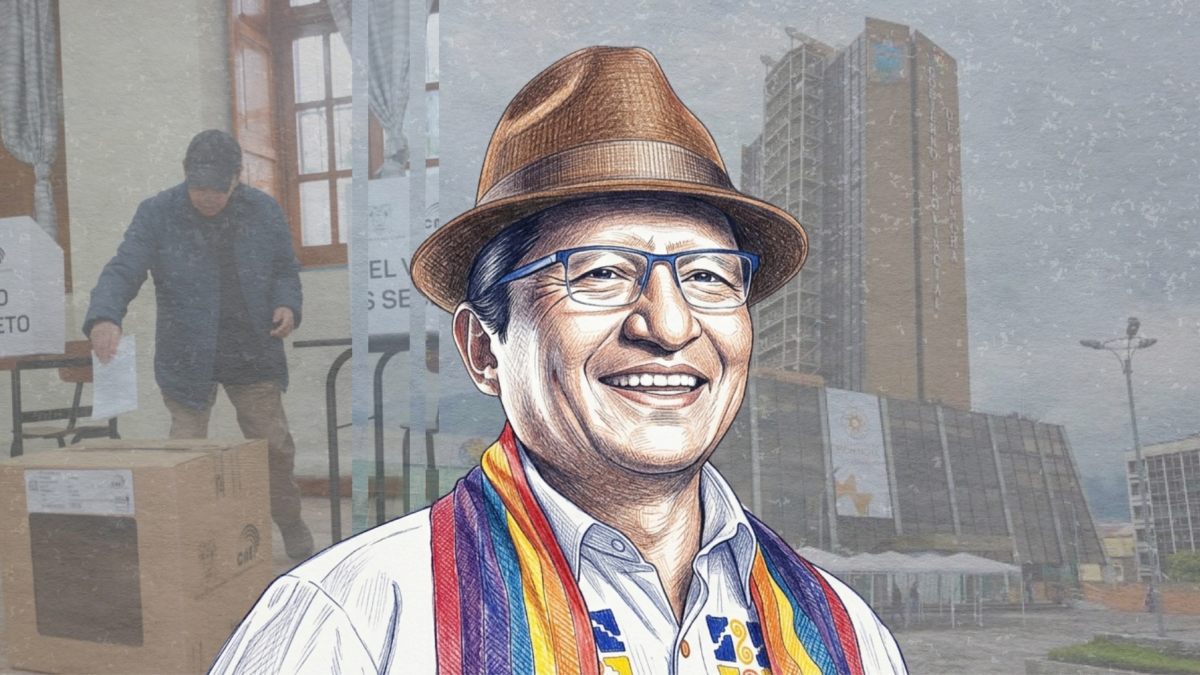 Guillermo Churuchumbi, coordinador nacional de Pachakutik, fue alcalde de Cayambe, en dos períodos.