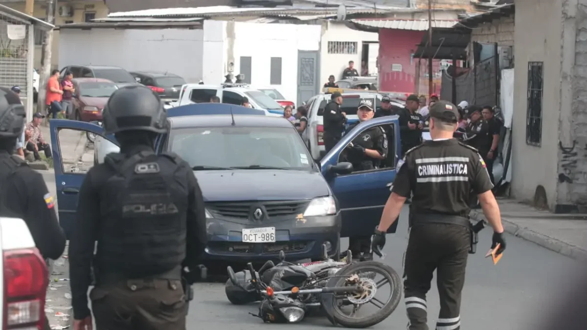 El ataque ocurrió en una calle que conecta Mapasingue Este con Urdenor, a una cuadra de la avenida Las Aguas.