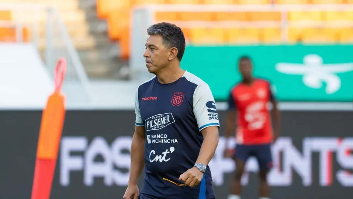 Marcelo Gallardo asumió el mando de Ecuador.