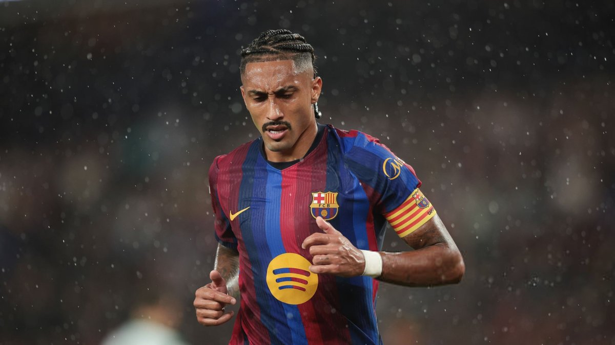 Raphinha es duda para el juego del FC Barcelona ante Getafe.