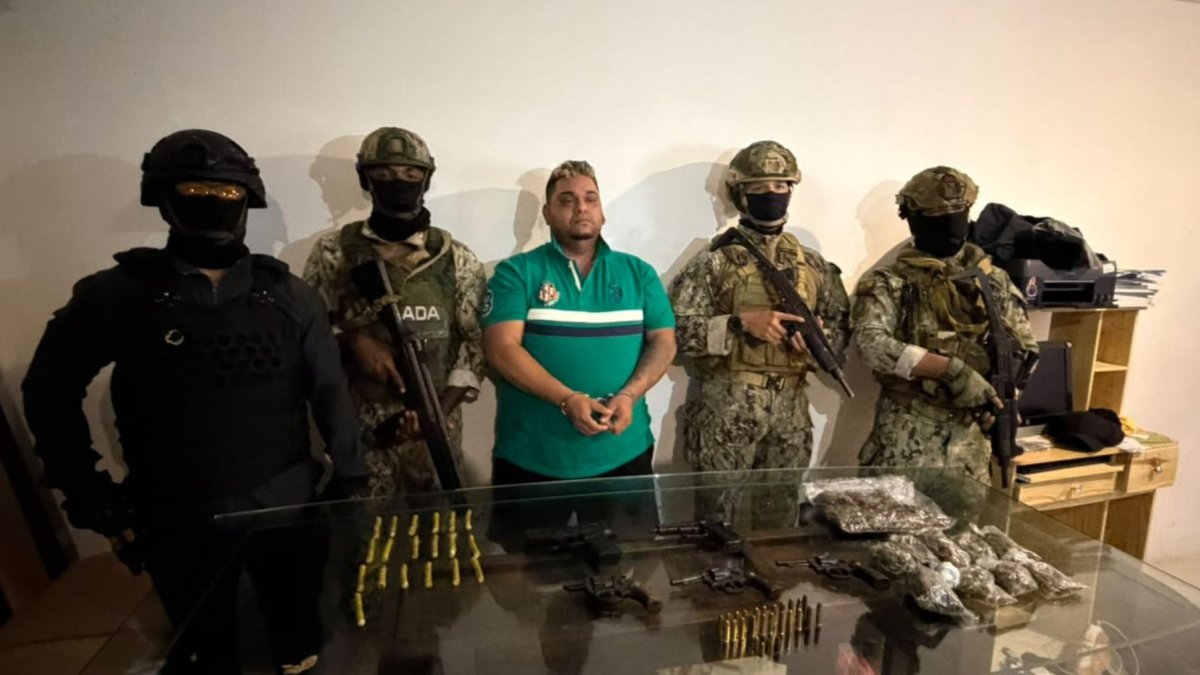 Alias Orejas fue capturado en Chongón; investigan su presunto liderazgo en Los Fatales.