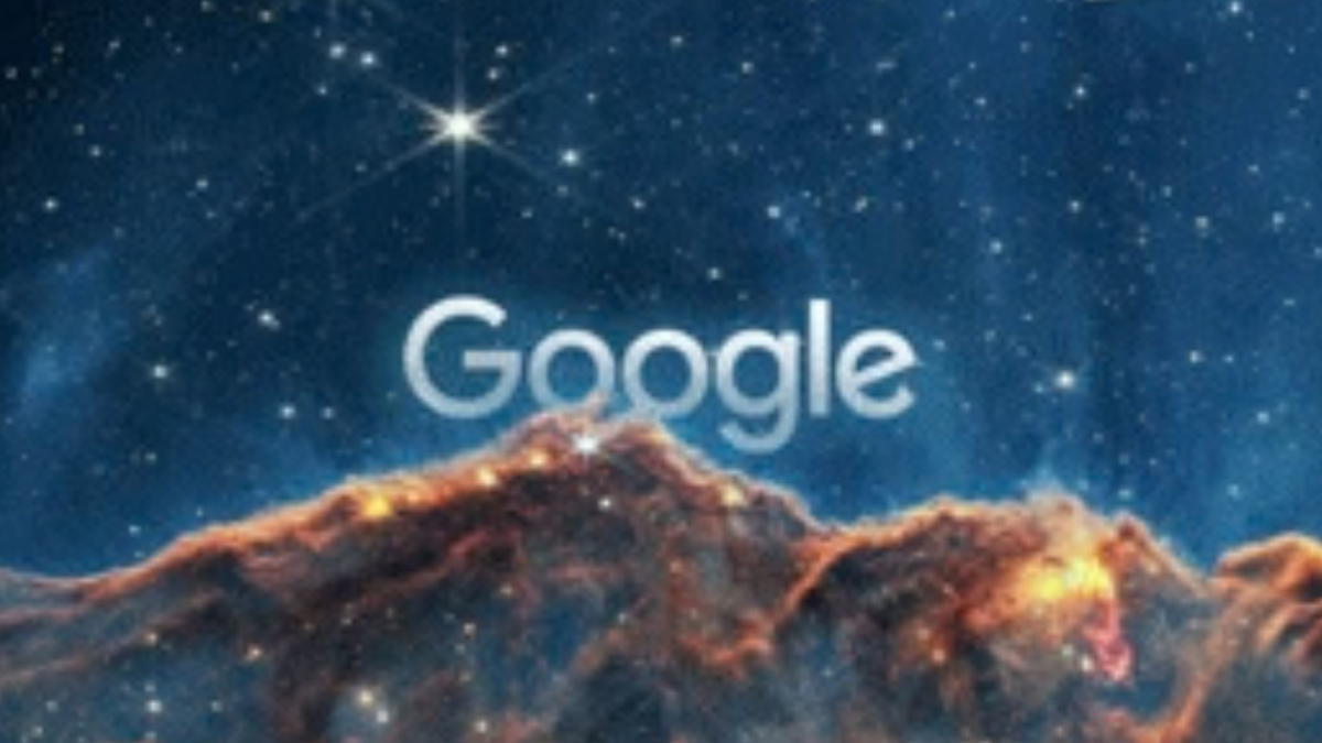 Google Doodle en honor a la Semana Mundial del Espacio 2026.