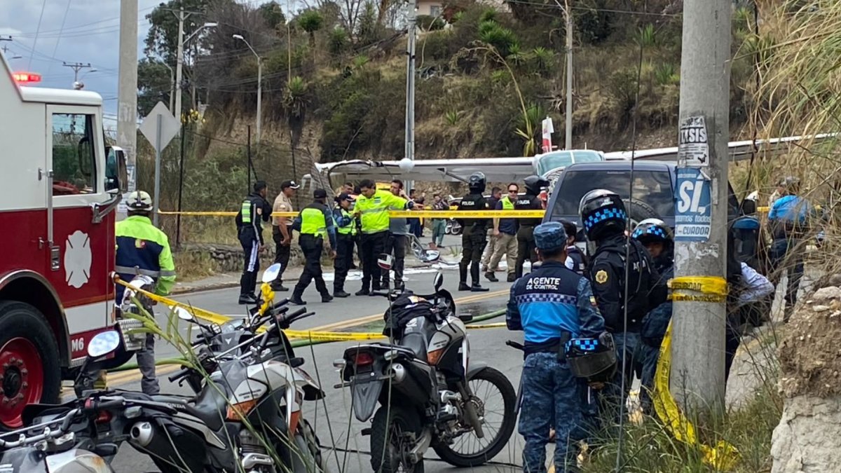 Avioneta con valores del Banco Central se accidentó en Cuenca; carga quedó bajo custodia.