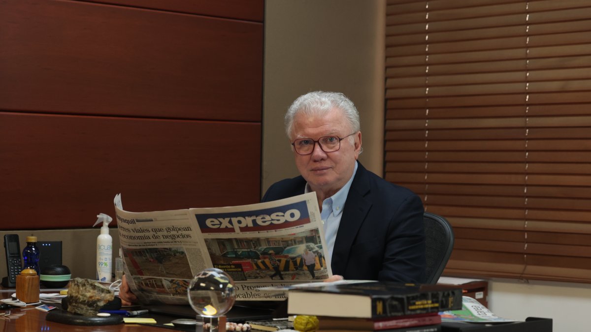 Galo Martínez Leisker es el presidente ejecutivo de Gráficos Nacionales S.A.