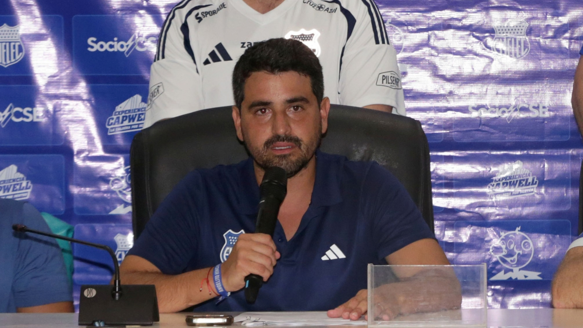 José David Jimenez, presidente de Emelec.