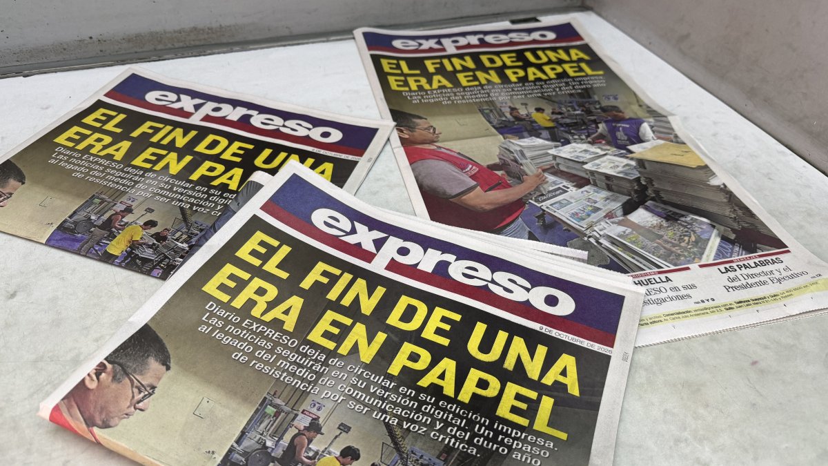 La última edición impresa de Diario Expreso se publicó este 9 de octubre de 2026.