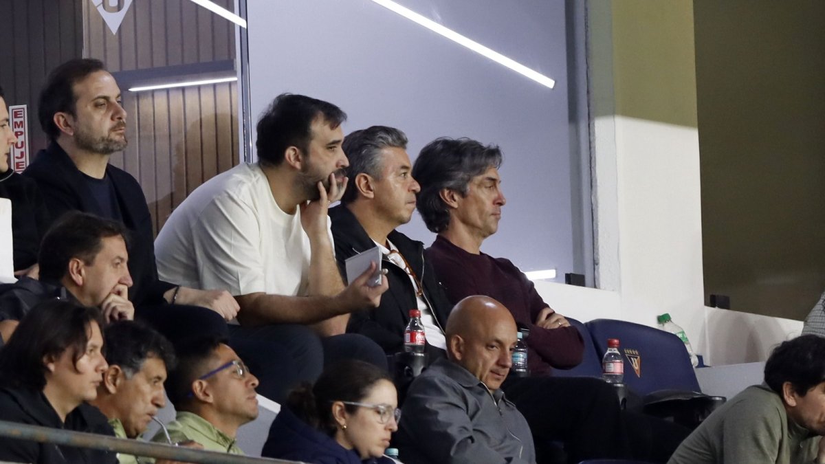 Marcelo Gallardo presenció desde las gradas el Liga de Quito vs. BarcelonaSC.
