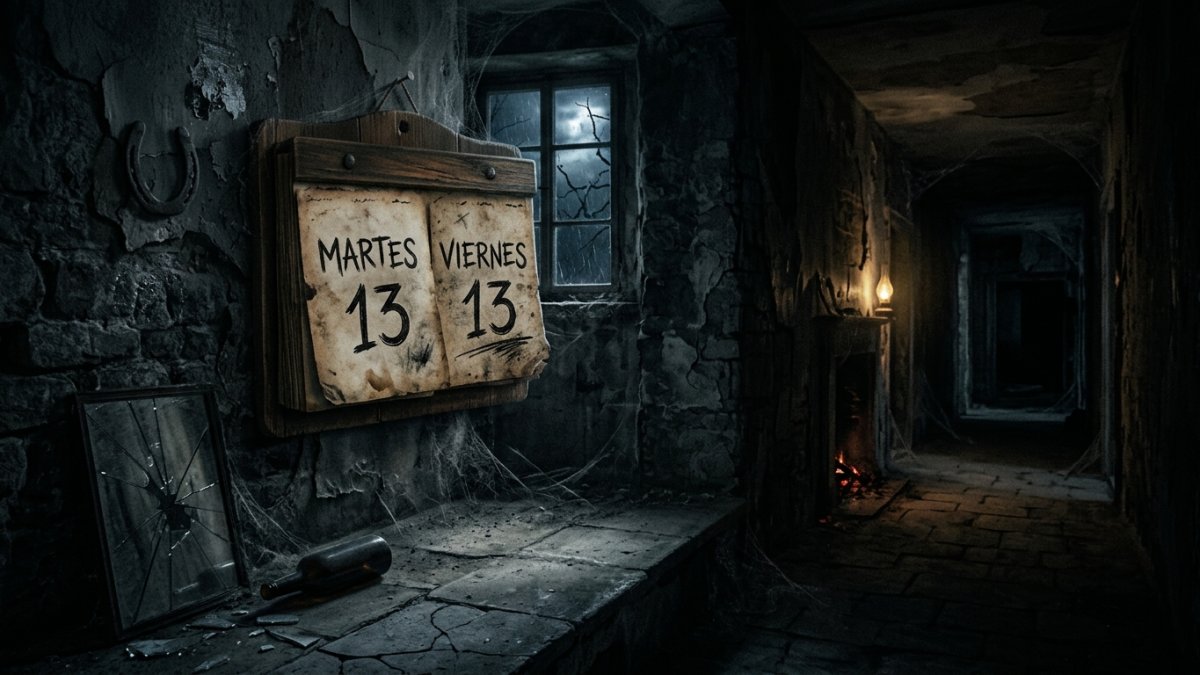 El martes 13 y el viernes 13 son fechas asociadas con la mala suerte, aunque su significado cambia según las creencias y tradiciones de cada cultura.