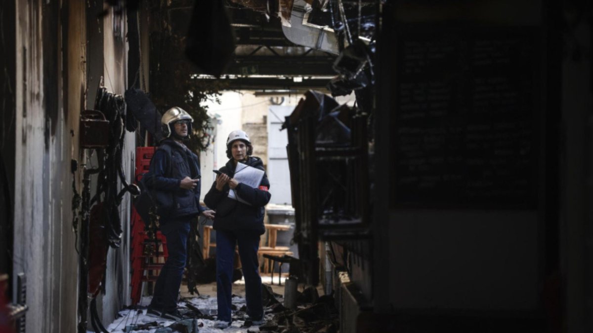 Un incendio destruyó hoy el Marché des Enfants Rouges, el mercado más antiguo de París