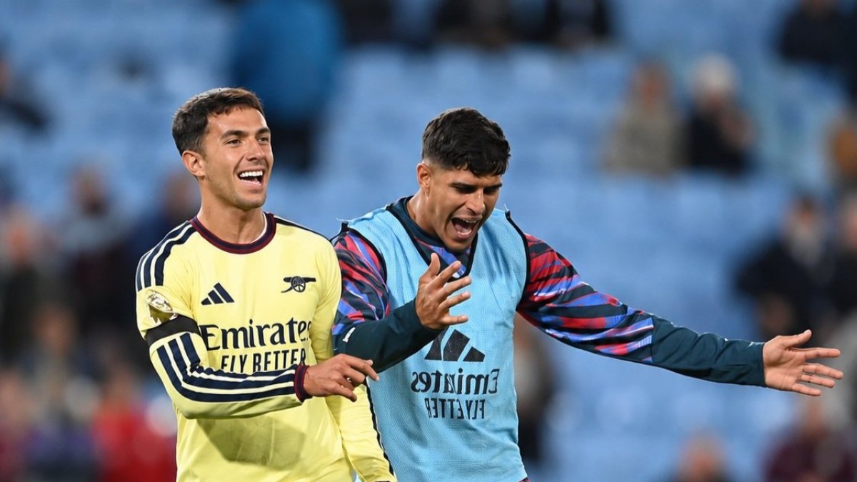 Piero Hincapié (d) y Martín Zubimendi se perderán el partido de Champions ante Lille por lesión.
