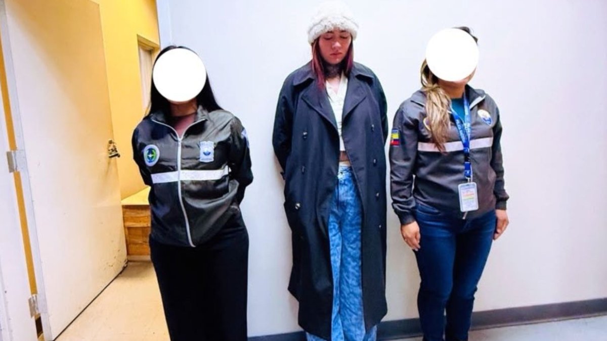 Colombiana fue detenida hoy con cocaína en el aeropuerto de Quito.