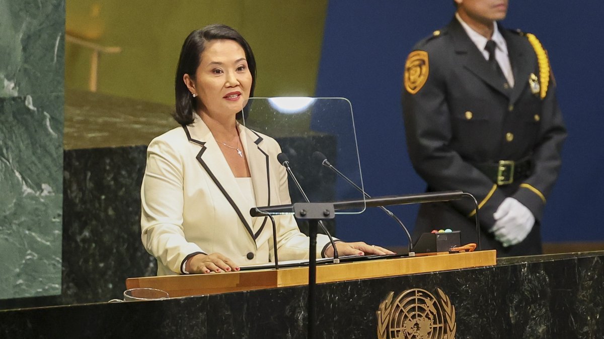 Keiko Fujimori, presidenta de Perú.