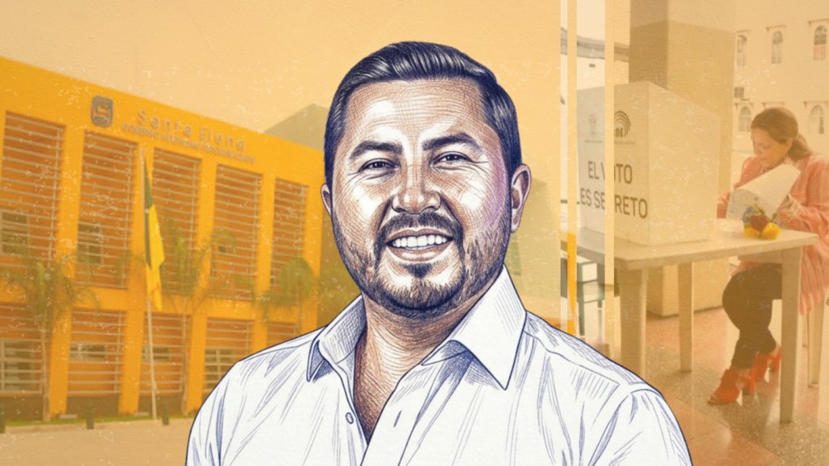 José Villao fue prefecto de Santa Elena durante varios años y ahora busca llegar a la Alcaldía.