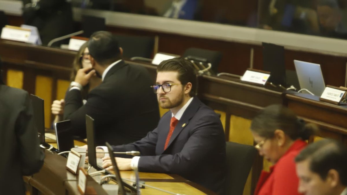 Luiggi García es asambleísta de ADN e integrante de la Comisión de Fiscalización que sustanció el juicio contra David Rosero