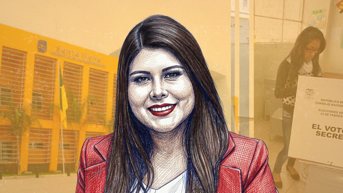 María del Carmen Aquino aspira a la reelección para la Alcaldía de Santa Elena, capital de la provincia del mismo nombre.