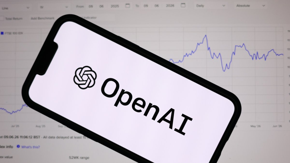 Fotografía del logotipo de OpenAI.