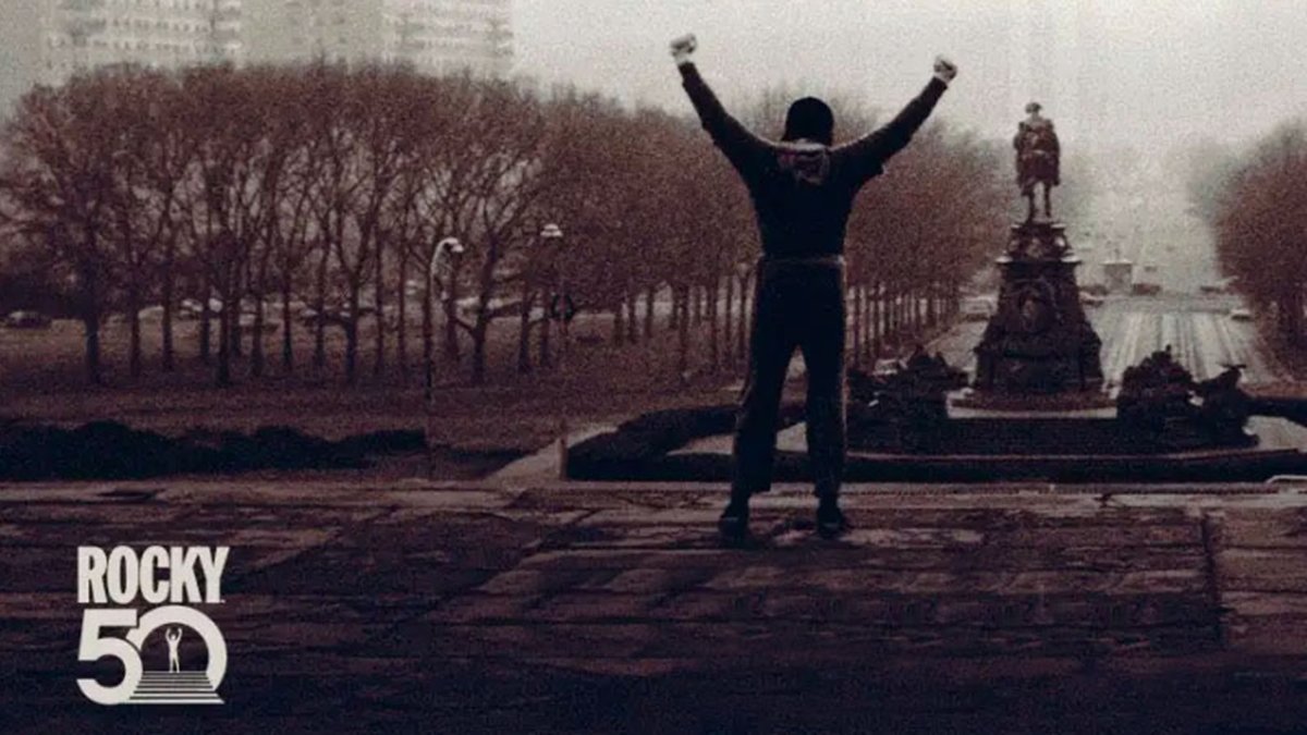 Poster oficial del reestreno de 'Rocky'.
