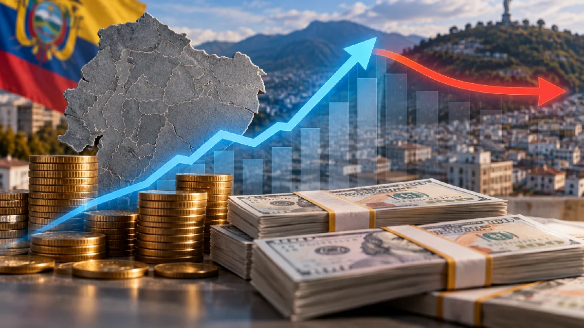 La liquidez en Ecuador alcanzó los $104.713 millones en agosto de 2026, pero su crecimiento anual se redujo del 14 % al 9,1 %, según el Banco Central del Ecuador (BCE).