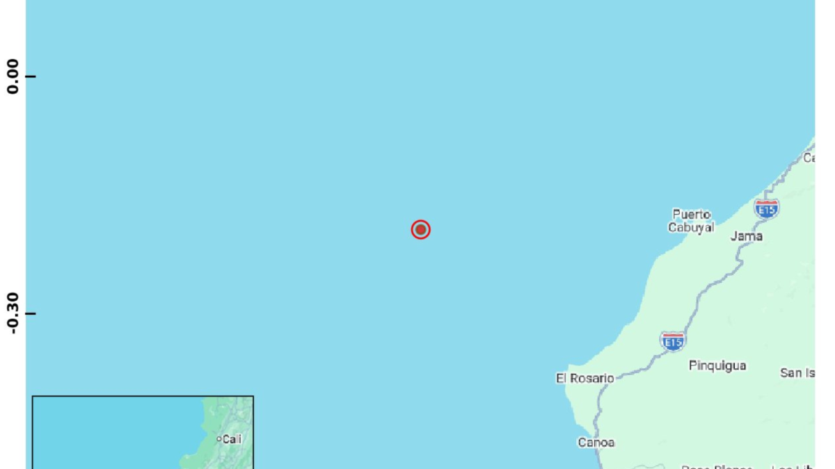 Temblor en Ecuador este 14 de octubre.