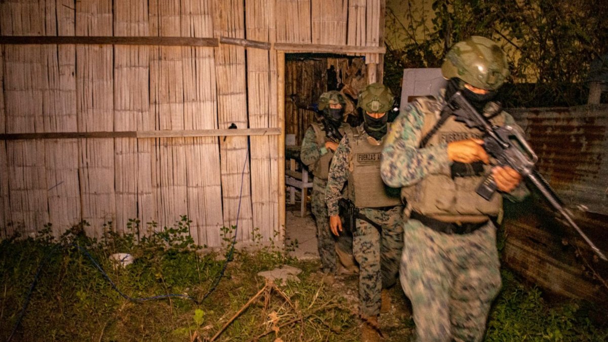 Las Fuerzas Armadas y la Policía Nacional realizan operativos especiales durante la vigencia del toque de queda.