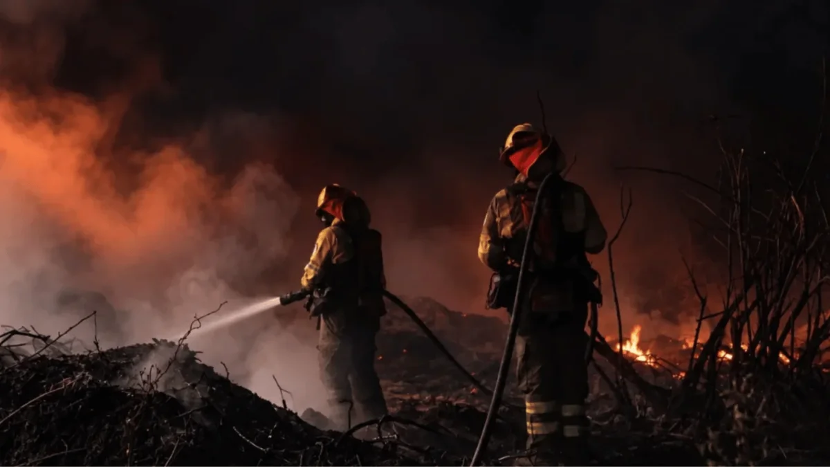 Los focos de fuego se distribuyen entre Tungurahua, Azuay, Cotopaxi y Chimborazo.