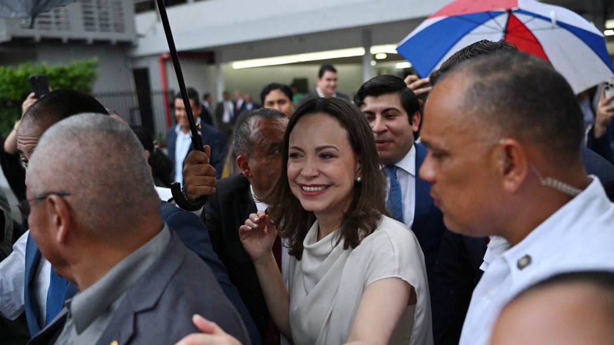 María Corina Machado es líder de la oposición política en Venezuela. Su grupo está impulsando la convocatoria a movilizaciones.