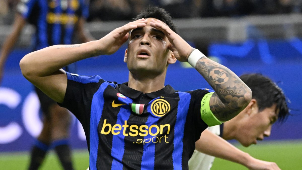 Lautaro Martínez, delantero argentino del Inter de Milán.
