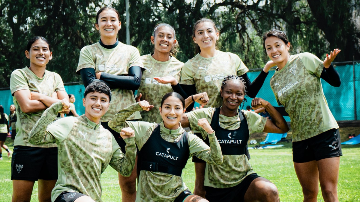 Jugadoras de Guerreras Albas en un entrenamiento.