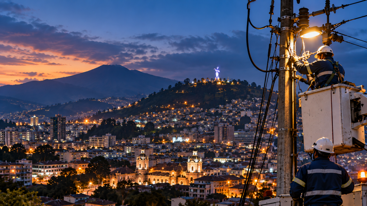 Referencia. Los recientes cortes de luz en Quito y otras ciudades reavivaron las dudas ciudadanas sobre la continuidad del servicio eléctrico en Ecuador.