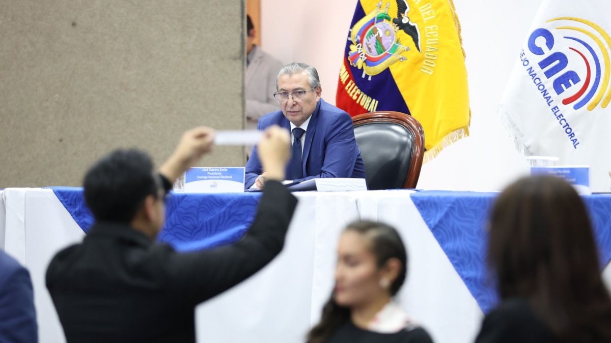 José Cabrera es el presidente del Consejo Nacional Electoral.