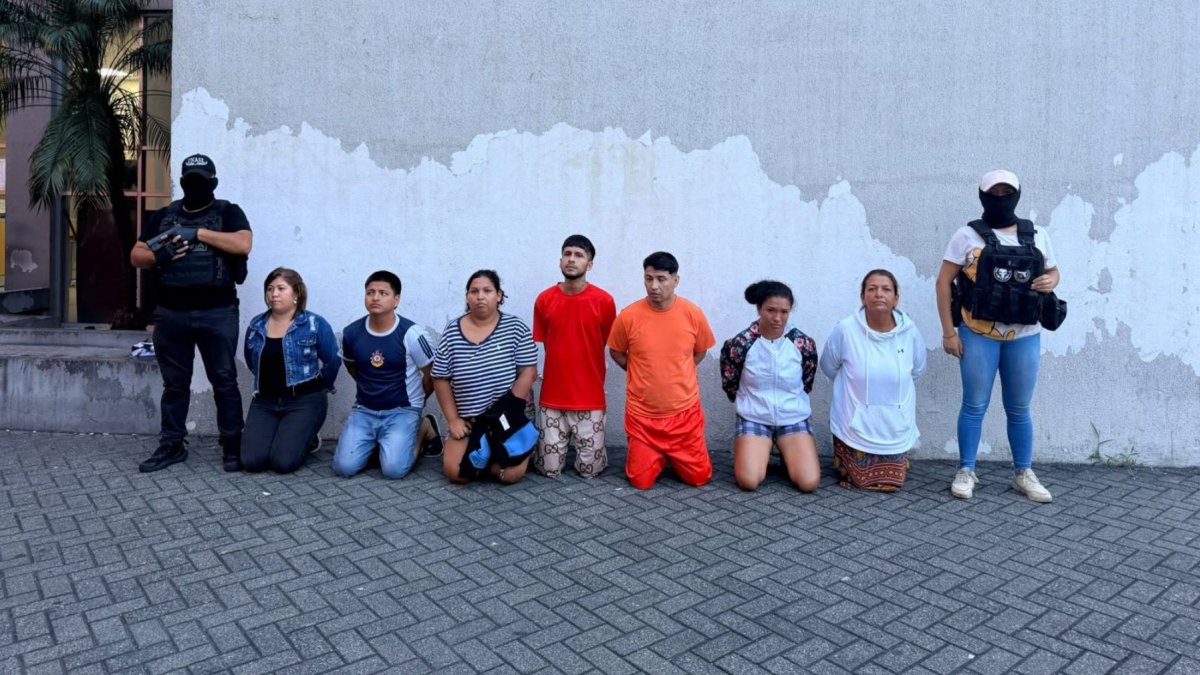 Policía Nacional detuvo a 40 personas y rescató a 3 secuestrados en 4 provincias del país.