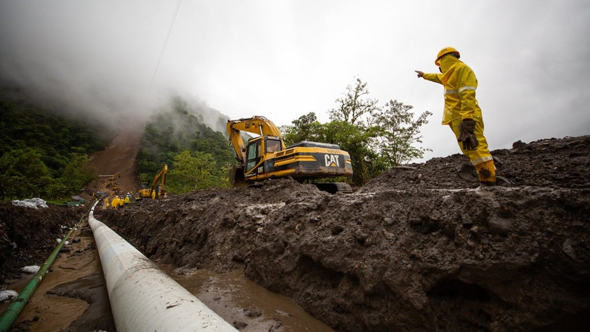 Después de nueve meses, Petroecuador retomó el transporte de crudo colombiano por los oleoductos ecuatorianos.