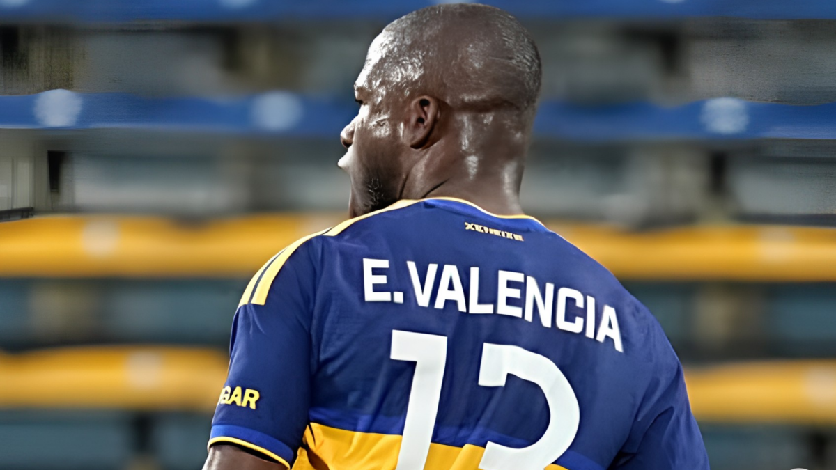 Enner Valencia, jugador de Boca Juniors.