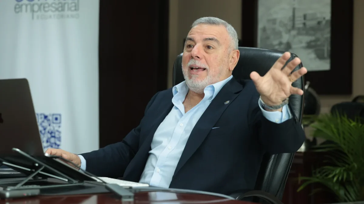 Juan Carlos Navarro, presidente de la Federación de Cámaras de Industrias del Ecuador.
