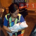 Médicos y paramédicos del Ministerio de Salud constataron que la niña se encontraba estable.