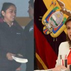 Paola Pabón llegó a Criminalística para la cuarta audiencia de extracción de información, el 10 de diciembre de 2019.