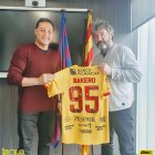 Alfaro se reunió con José Marí Bakero, Secretario Técnico de la Masía.