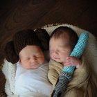 Las fotografías de los bebés fueron publicadas en la cuenta de Twitter del centro hospitalario.